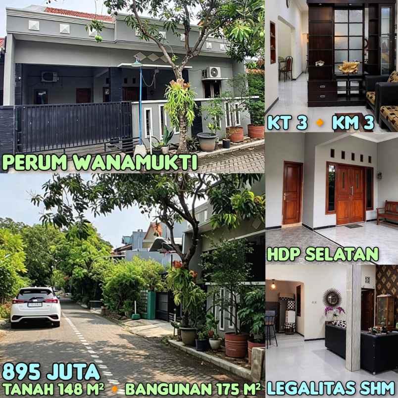 dijual rumah di perum bumi wanamukti semtim semarang