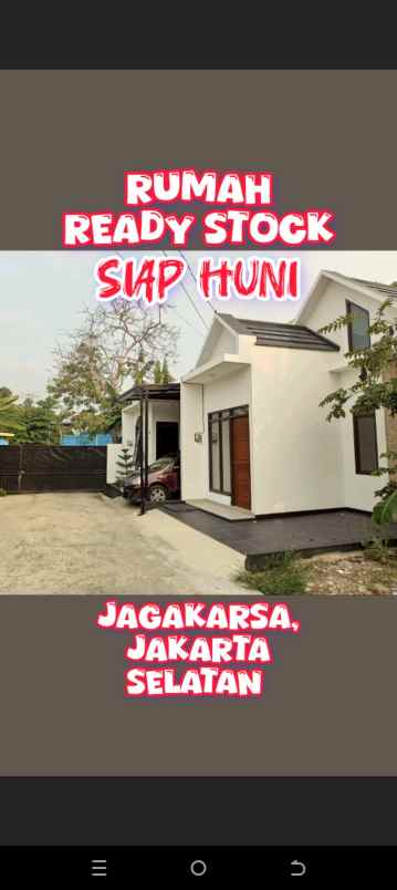 dijual rumah jagakarsa
