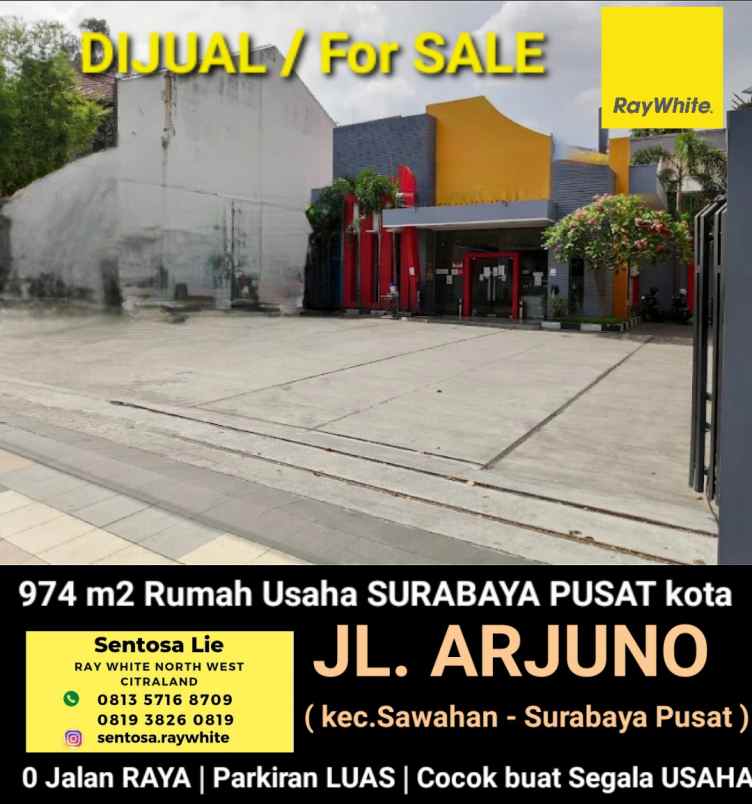 dijual rumah jalan arjuno