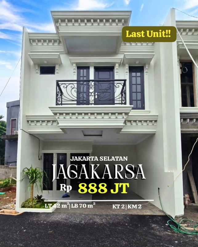dijual rumah jalan raya jagakarsa
