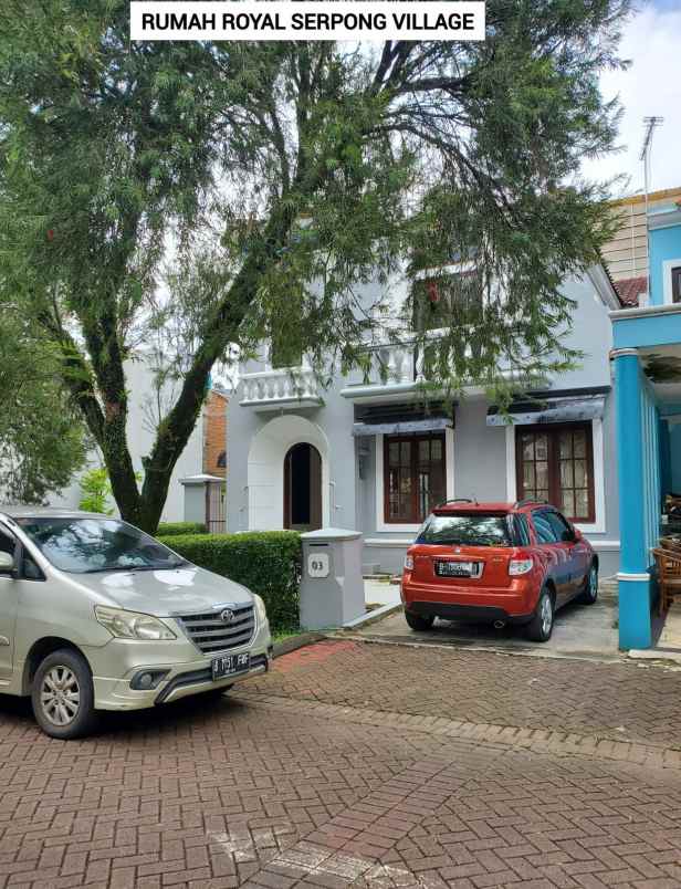 dijual rumah jalan raya serpong