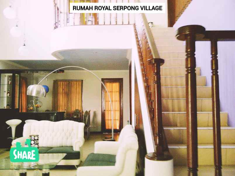 dijual rumah jalan raya serpong