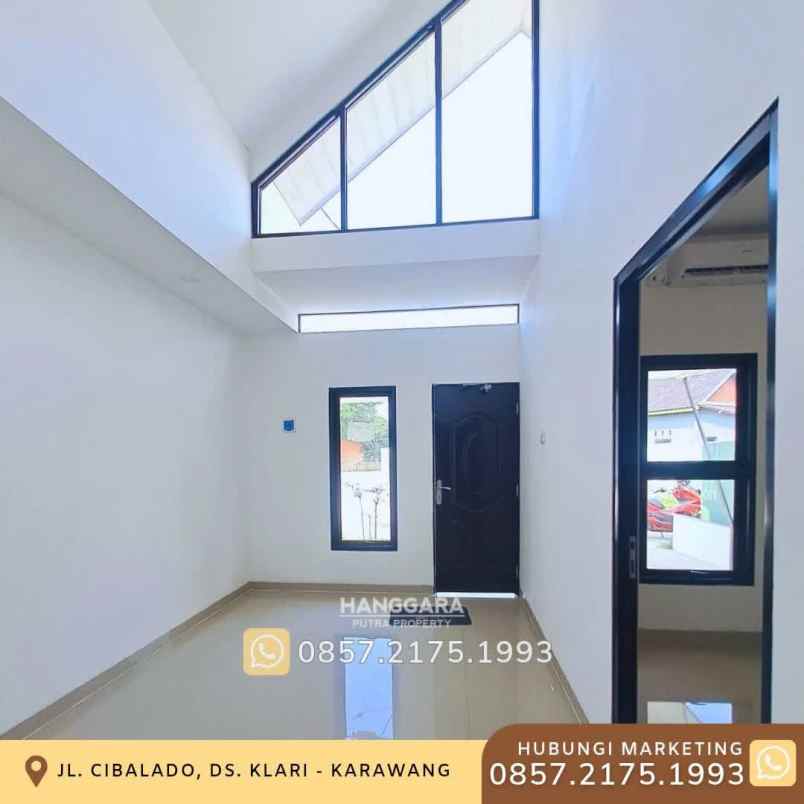 dijual rumah jl cibalado klari