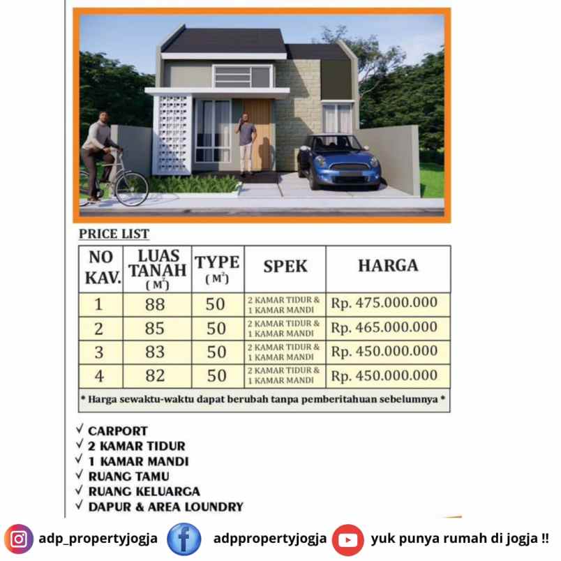dijual rumah jl godean km 12 sidoluhur