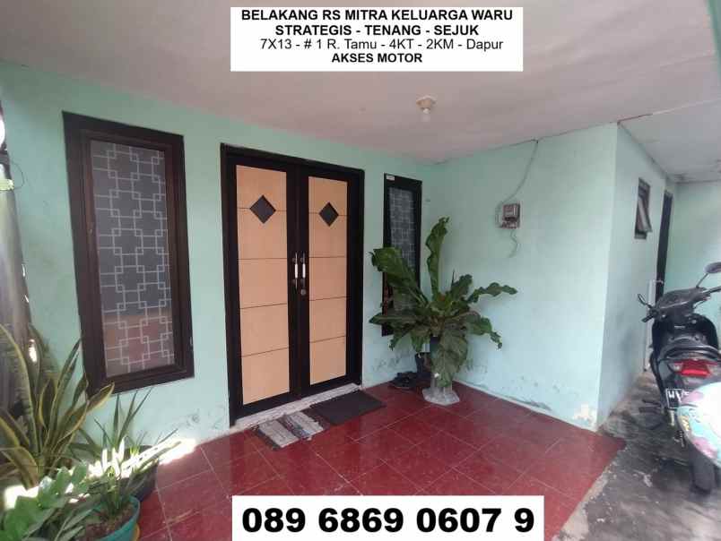 dijual rumah jl letjend s parman v waru