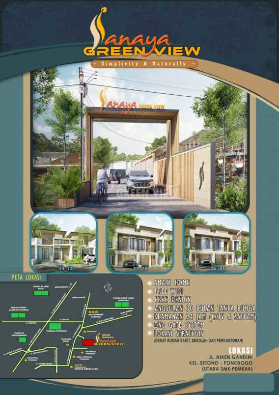 dijual rumah jl niken gandini