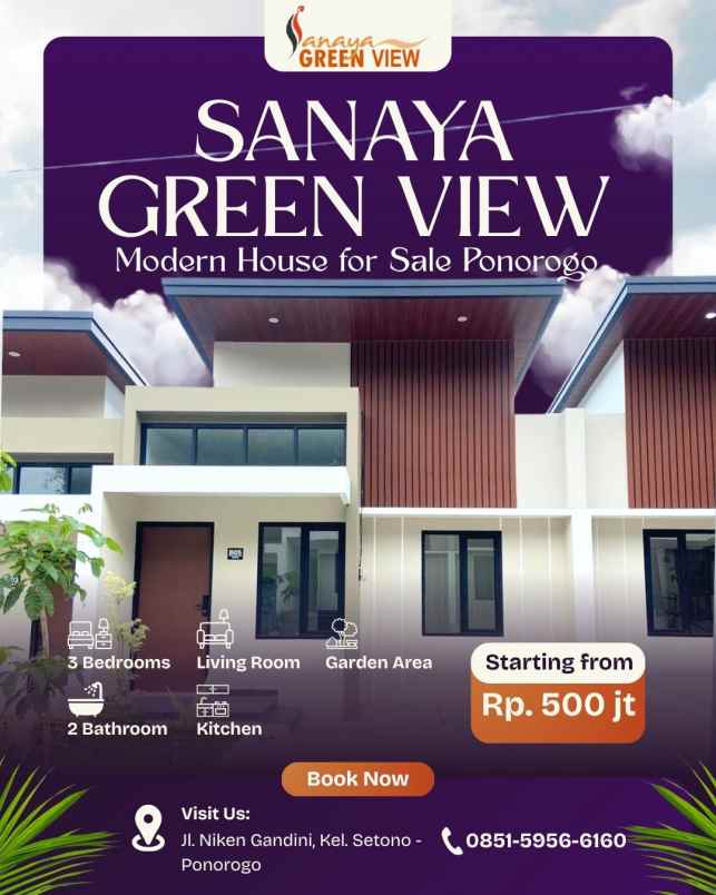 dijual rumah jl niken gandini