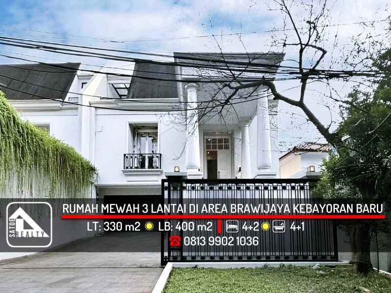 dijual rumah jl prapanca kebayoran baru