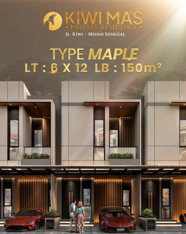 dijual rumah komplek kiwi mas jalan