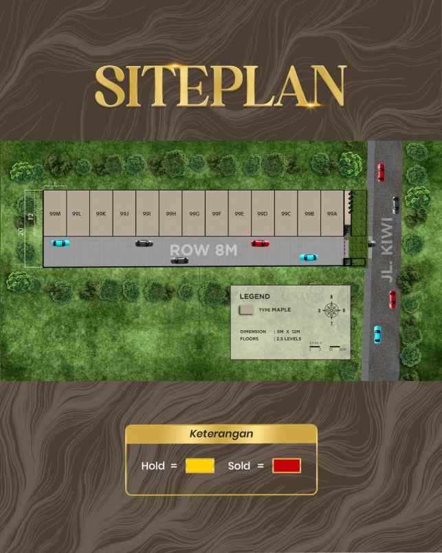 dijual rumah komplek kiwi mas jalan kiwi