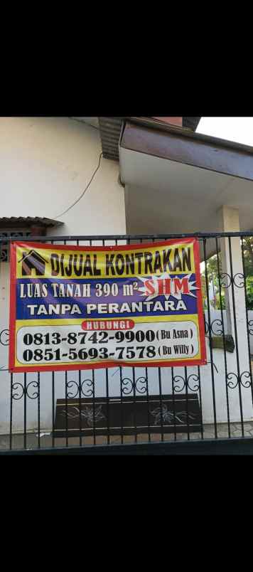 dijual rumah kontrakan di bekasi timur