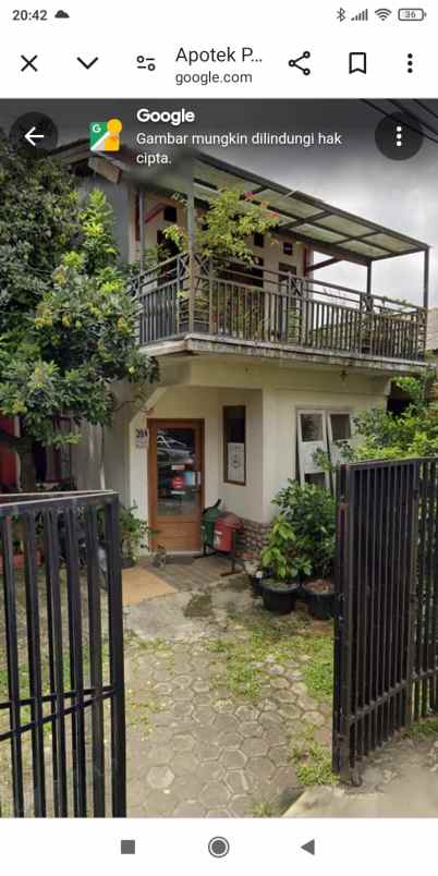 dijual rumah luas asri dan nyaman dekat setu babakan