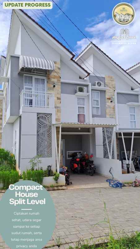 dijual rumah medina townhouse depok jl