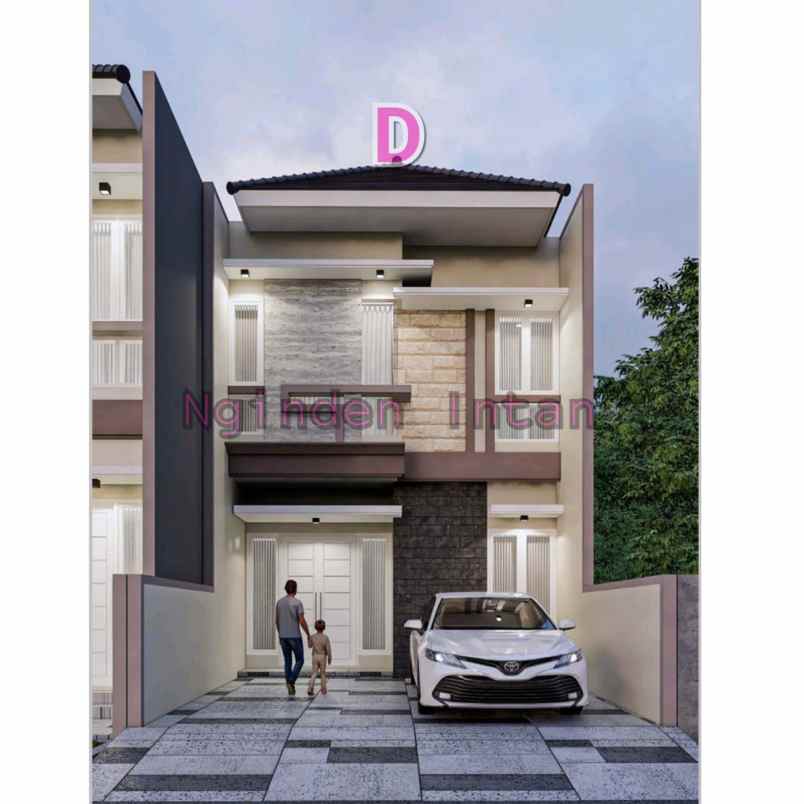 dijual rumah nginden intan