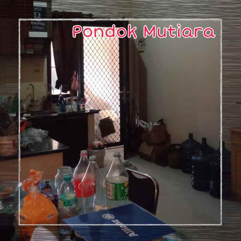 dijual rumah pondok mutiara