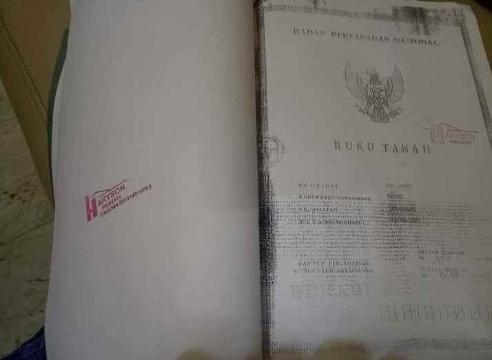 dijual tabah 9293 m2 cikarang utara
