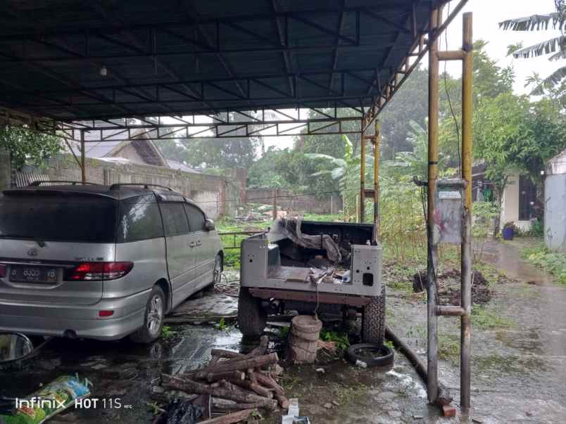 dijual tanah beserta rumah di pancoran mas depok