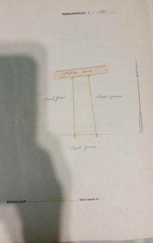 dijual tanah di desa sidorejo belakang mtsn sidorejo