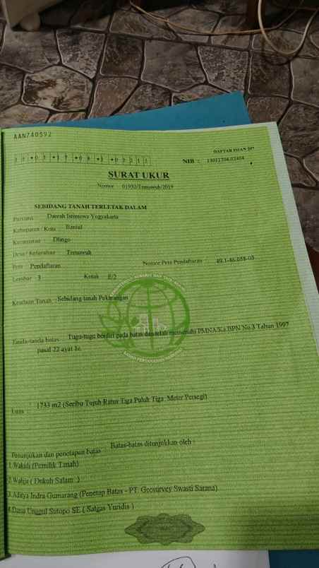 dijual tanah di di kec dlingo kab bantul