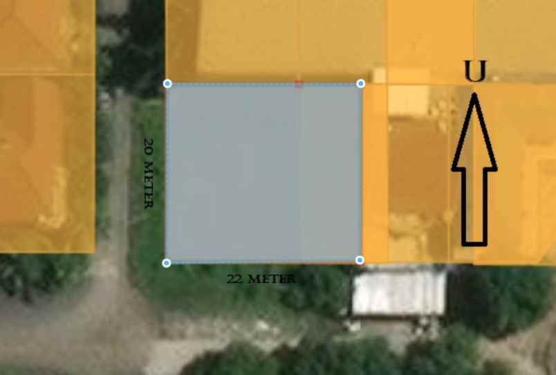 dijual tanah harapan indah 1 perumahan