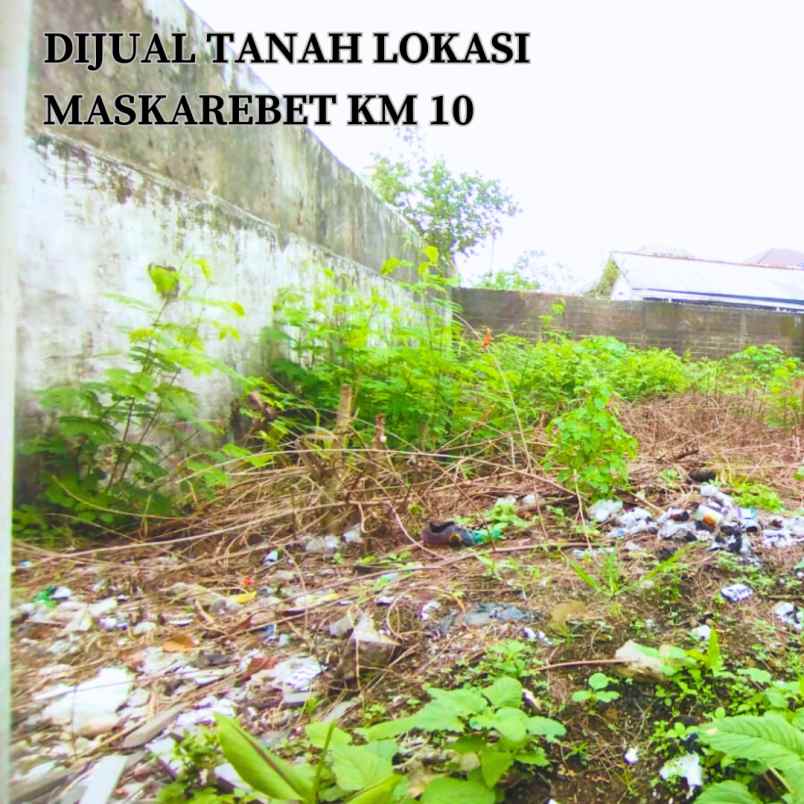 Dijual Tanah Shm Lokasi Maskarebet Km 10 Belakang Polsek Sukarami