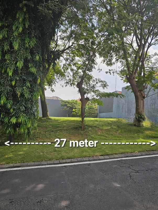 dijual tanah jalan raya balerina villa