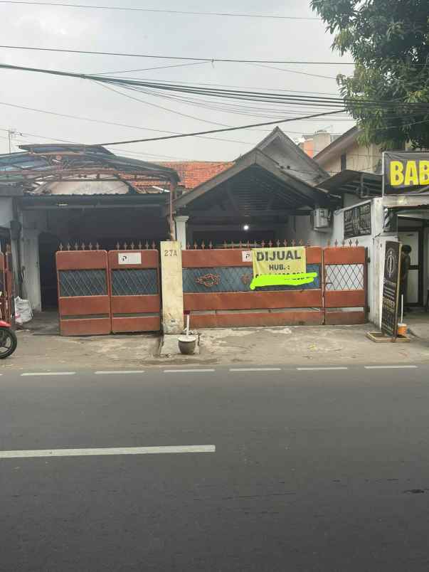 dijual tanah jalan raya cililitan besar