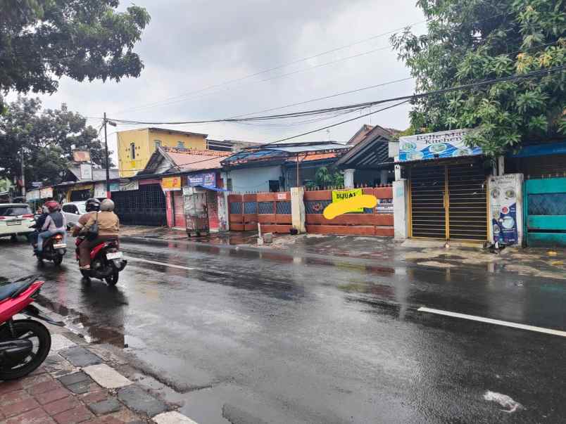 dijual tanah jalan raya cililitan besar