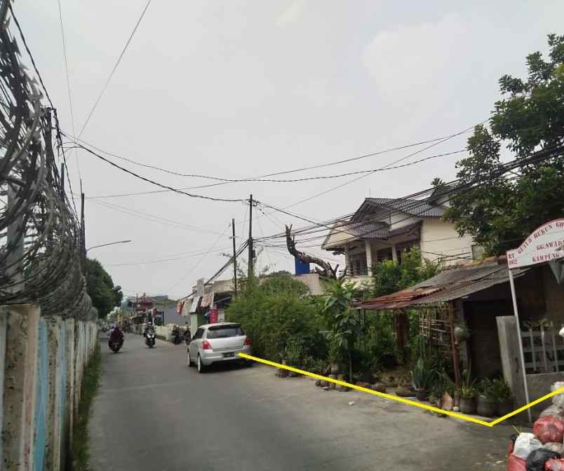 Rumah Tanah Seluas 500m2 Di Pinggir Jalan Raya Depok Kol Pol Pranoto