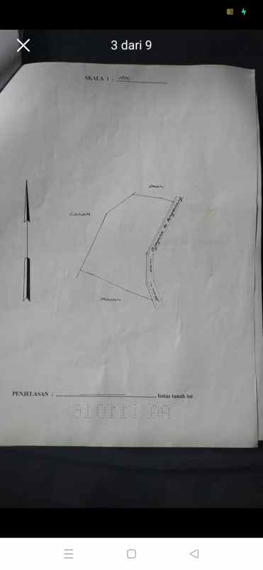 dijual tanah jalan raya pantai cijayana