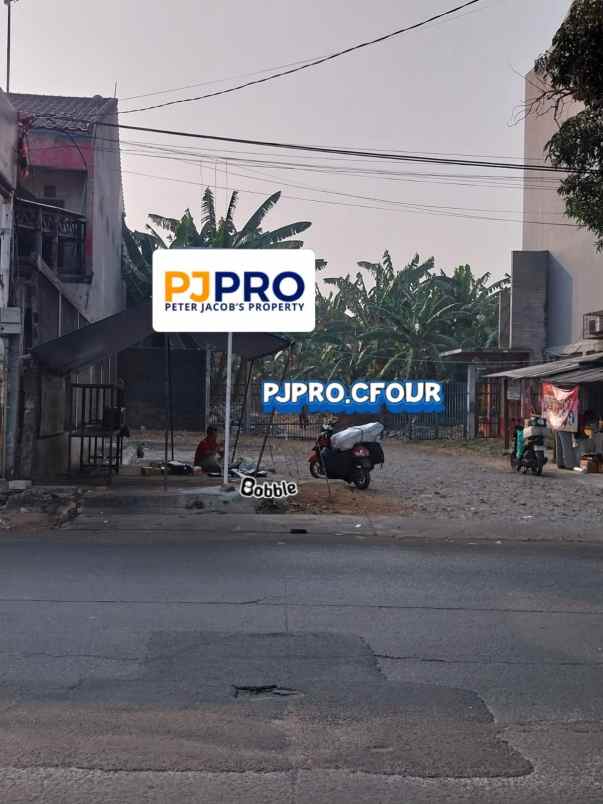 dijual tanah jalan raya pekayon