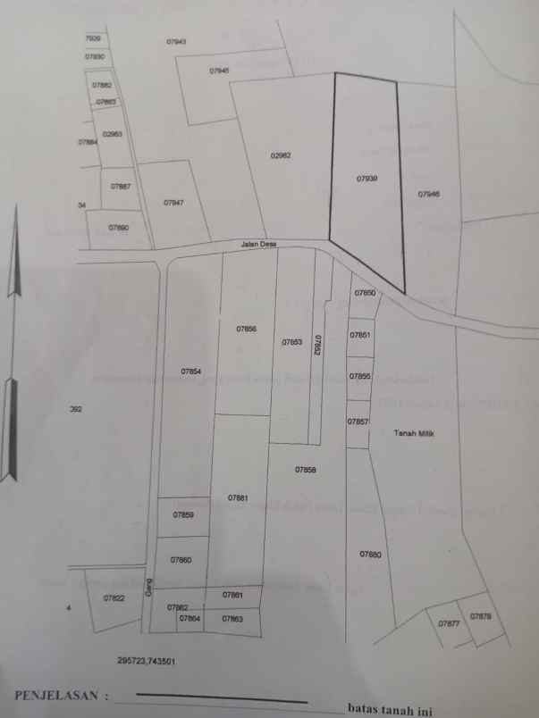 dijual tanah jl ciptaharja
