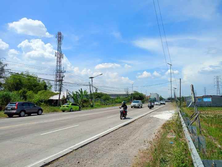 dijual tanah jl raya by pass mojokerto