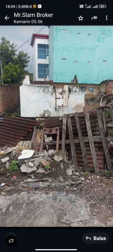 dijual tanah jl sambiroto tembalang semarang