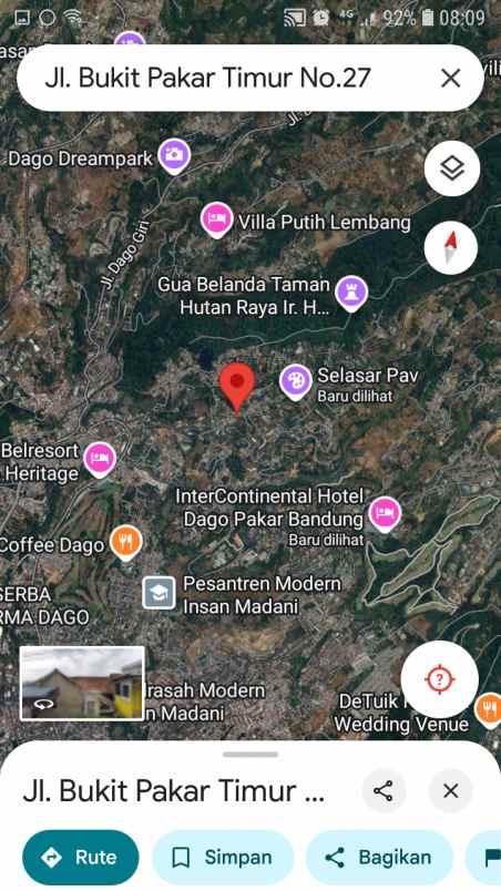 dijual tanah jln bukit pakat timur