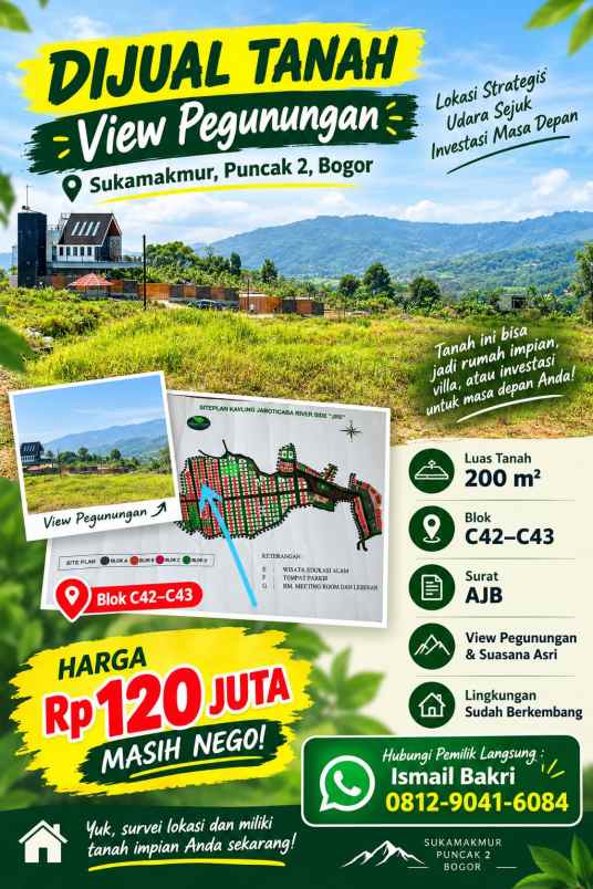 dijual tanah kavling jaboticaba river