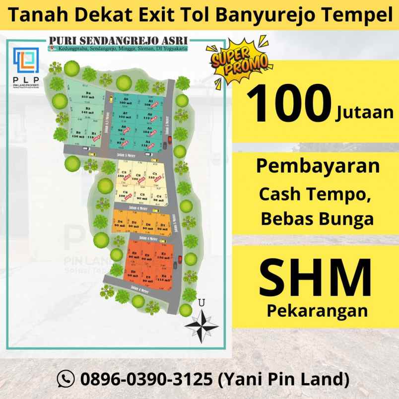 dijual tanah kedungprahu sendangrejo