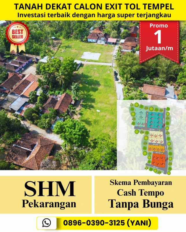 dijual tanah kedungprahu sendangrejo