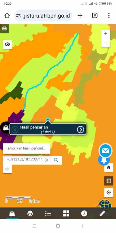 dijual tanah kp garung kidul