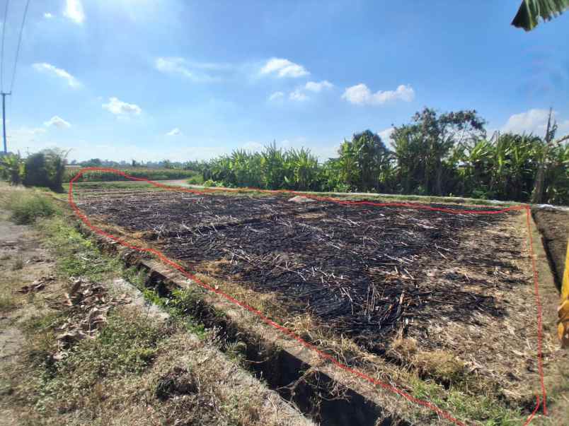 dijual tanah lokasi strategis posisi hook kontur datar