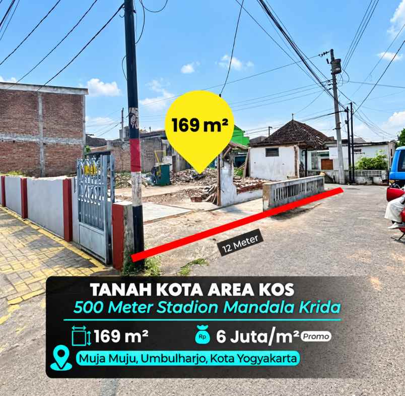 dijual tanah muja muju