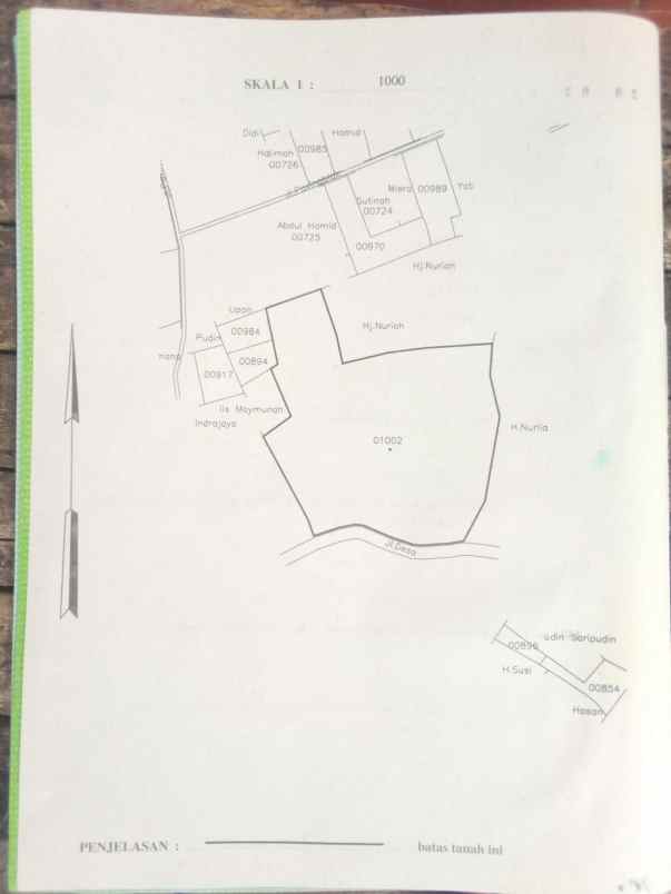 dijual tanah murah lokasi strategis harga nego