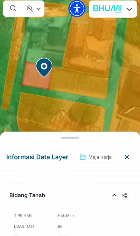 dijual tanah paseban