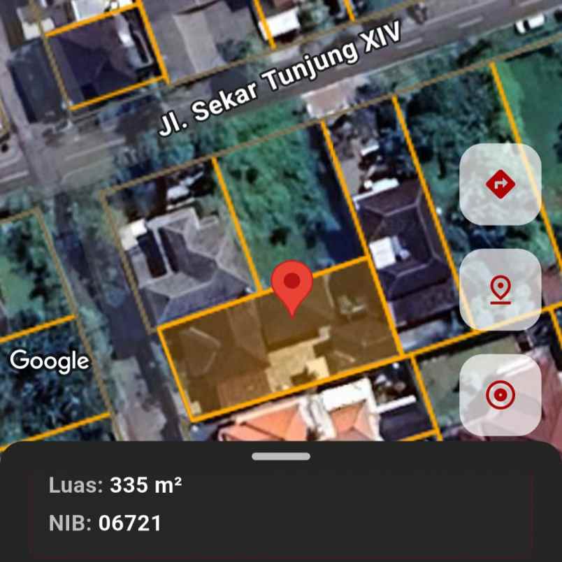 dijual tanah sekar tunjung