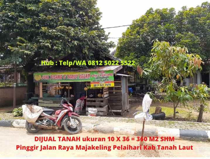 dijual tanah strategis pinggir jalan raya