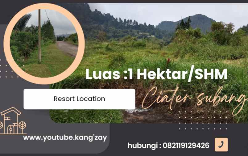 dijual tanah subang