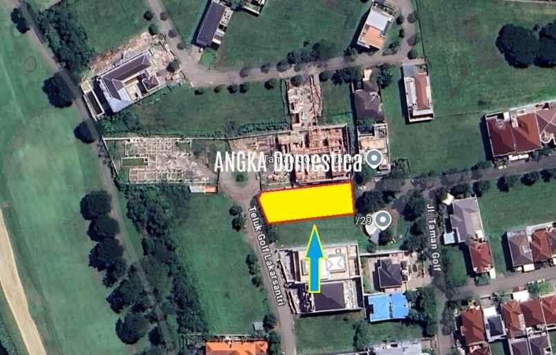 dijual tanah teluk golf