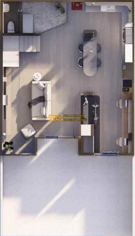 dijual villa komplek jewel garden jalan