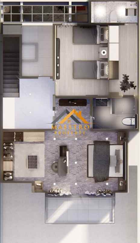 dijual villa komplek jewel garden jalan