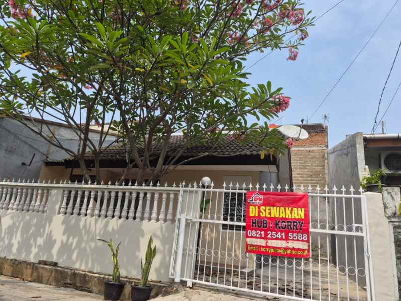 disewakan rumah pondok pekayon indah